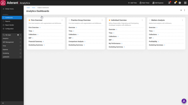 Aderant Analytics - Aderant